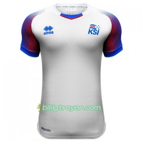 Billige Fotballdrakter Island Dame VM 2018 Bortedraktsett